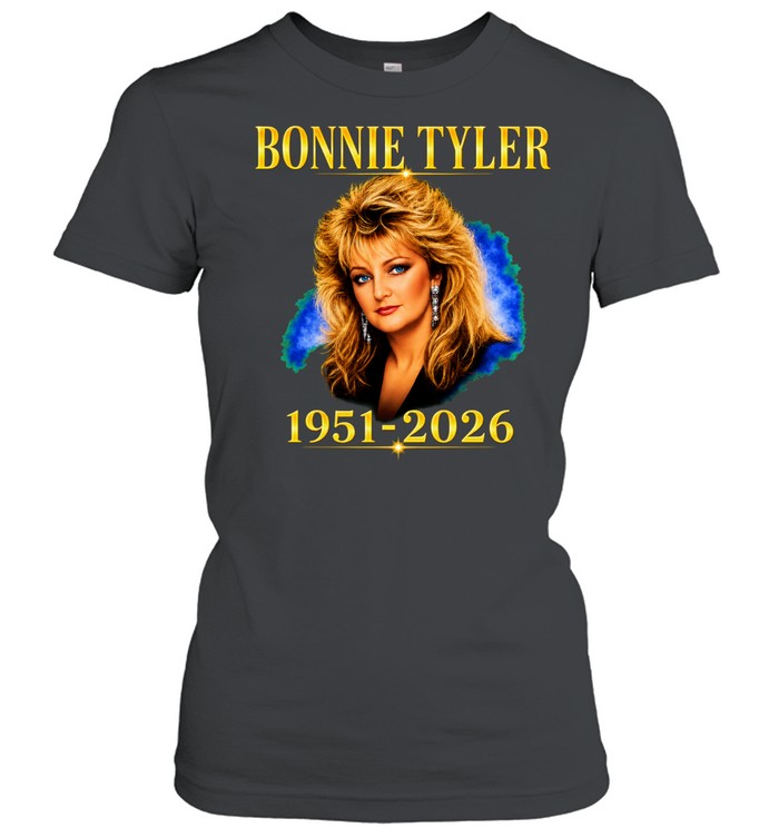 Bonnie Tyler 1951-2026 Singer Tribute Women T-Shirt
