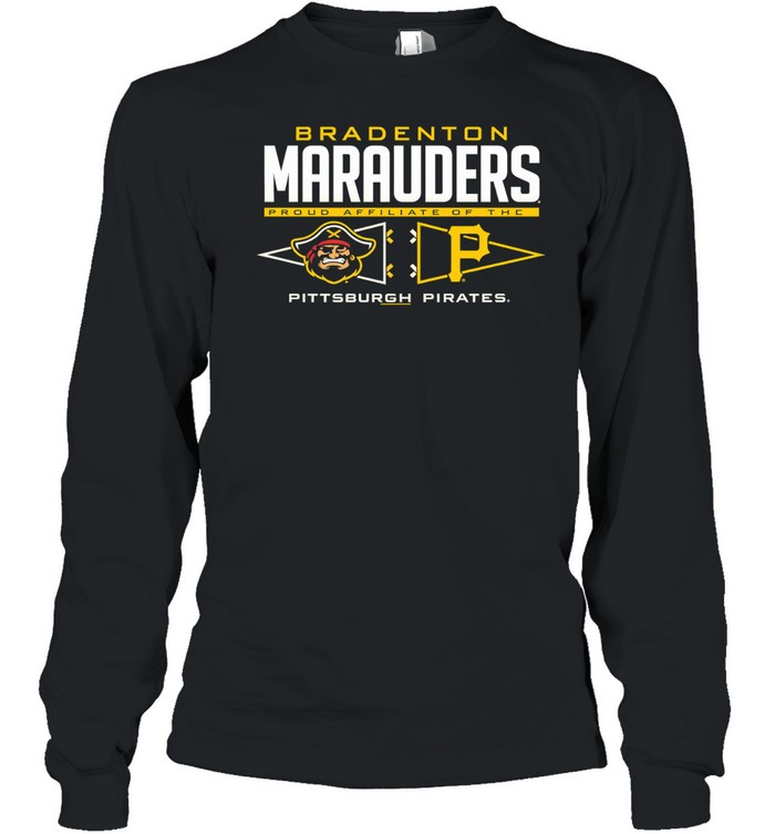 Bradenton Marauders Proud Affiliate of the Pittsburgh Pirates Long Sleeve Tee