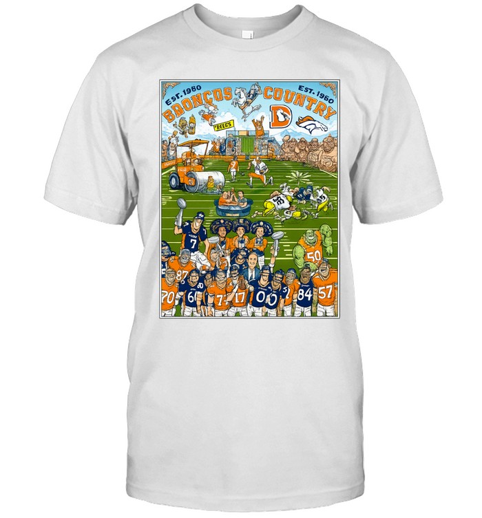 Broncos Country All-Time Star Players Collage Unisex T-Shirt