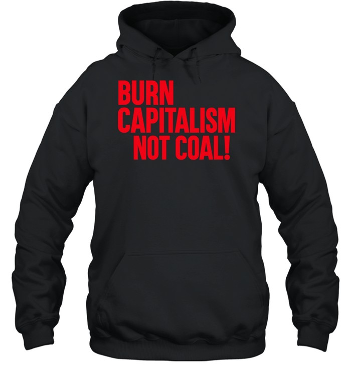 Burn capitalism not coal Hoodie