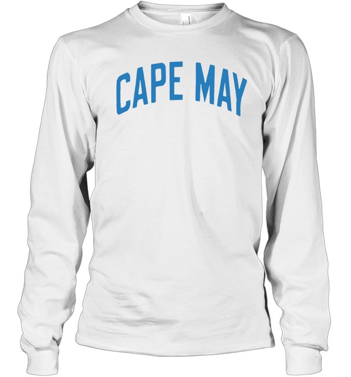 Cape May Beach Vacation Crewneck Long Sleeve Tee