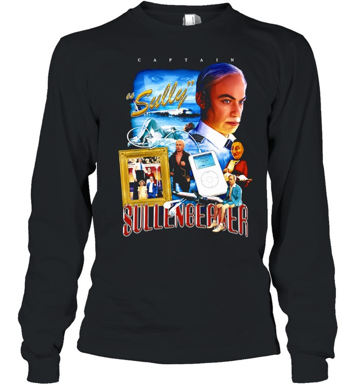 Captain Sully Sullenberger Miracle on the Hudson Long Sleeve Tee