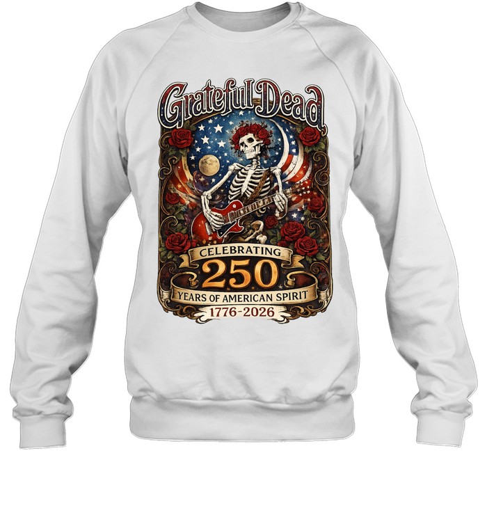 Celebrating 250 Years of American Spirit 1776 2026 Skull Sweatshirt