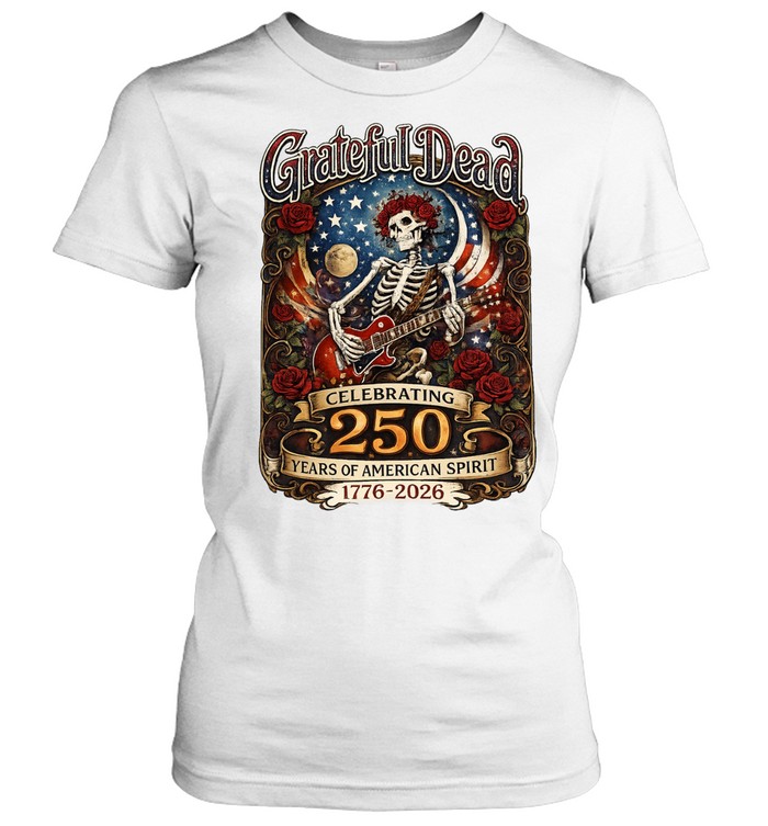 Celebrating 250 Years of American Spirit 1776 2026 Skull Women T-Shirt