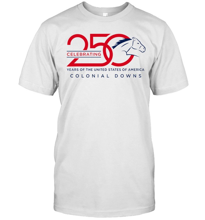 Celebrating 250 years of the United States of America Colonial Downs horse Unisex T-Shirt