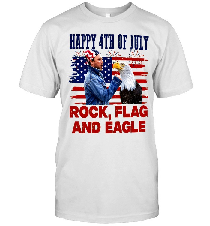 Charlie Kelly Rock Flag And Eagle 4th Of July Funny Patriotic Eagle Comedy Inspired American Flag Unisex T-Shirt