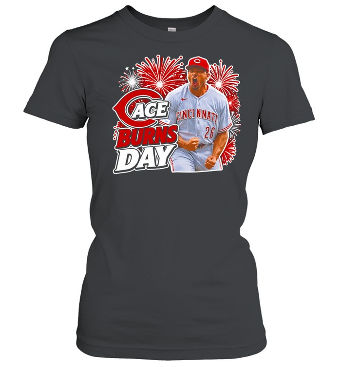 Cincinnati Reds Ace Burns Day Women T-Shirt