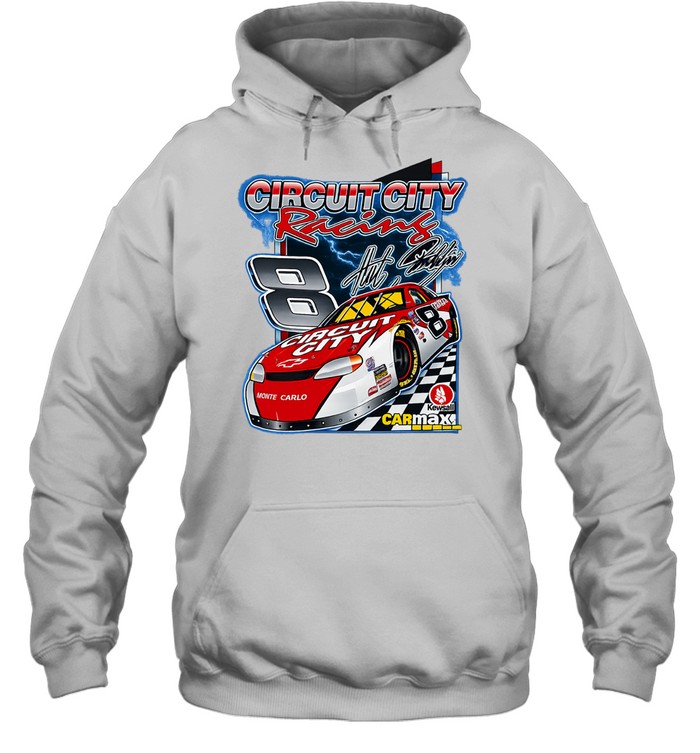 Circuit City Racing 8 Monte Carlo Chevrolet Carmax Kendall NASCAR racing Hoodie