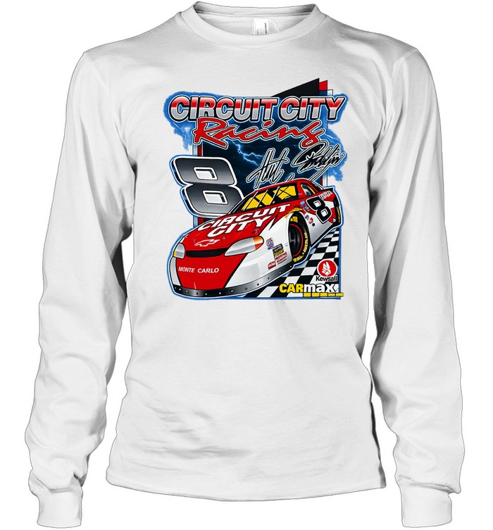 Circuit City Racing 8 Monte Carlo Chevrolet Carmax Kendall NASCAR racing Long Sleeve Tee