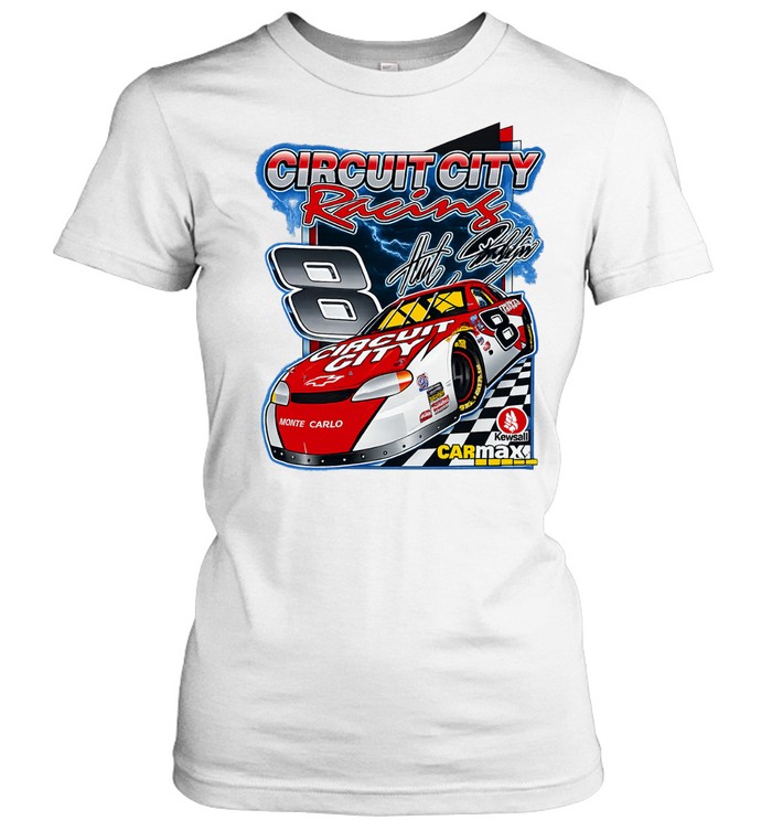 Circuit City Racing 8 Monte Carlo Chevrolet Carmax Kendall NASCAR racing Women T-Shirt