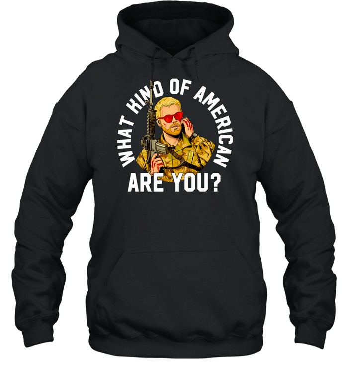 Civil War Movie Joel Miller What Kind of American Are You character Hoodie