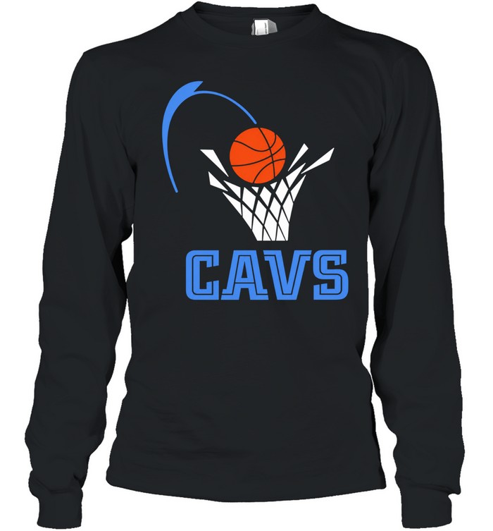 Cleveland Cavaliers Basketball Net CAVS Long Sleeve Tee