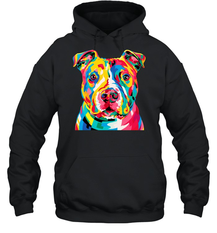 Colorful pop art pitbull Sweatshirt