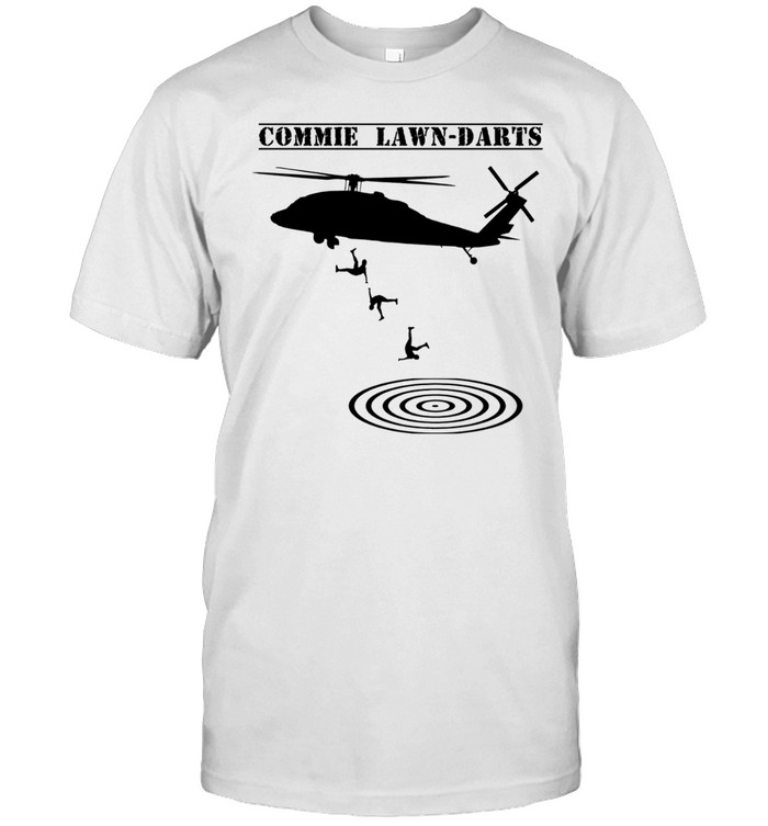 Commie Lawn-Darts Helicopter Paratrooper Meme Unisex T-Shirt