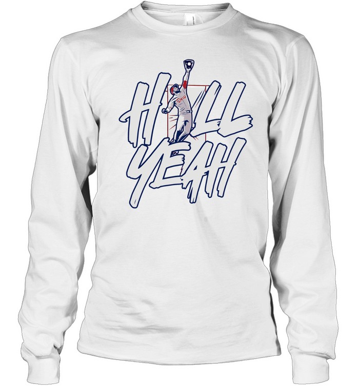Derek Hill flying Philadelphia Phillies Hill Yeah baseball moment Long Sleeve Tee