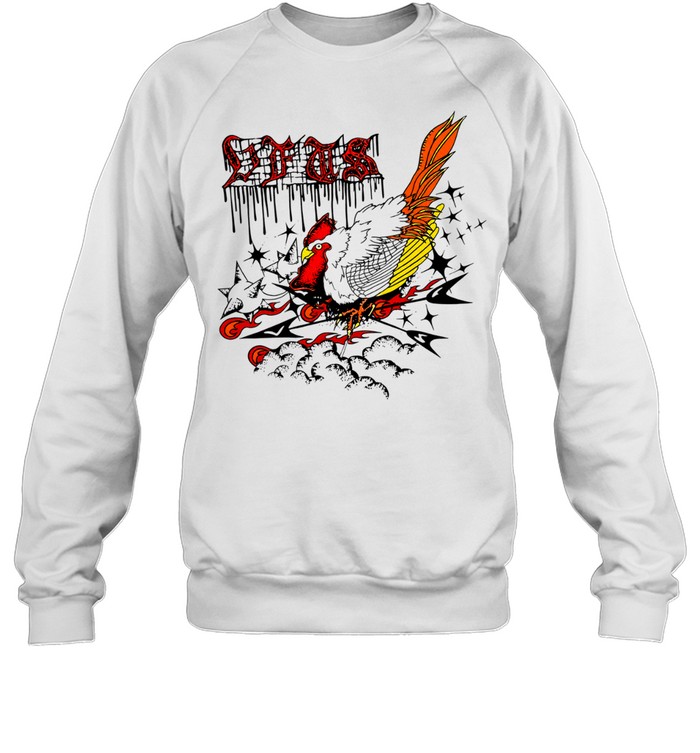 Dfts Rooster and Stars graphic streetwear Sweatshirt