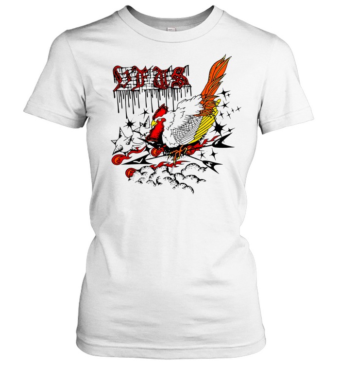 Dfts Rooster and Stars graphic streetwear Women T-Shirt