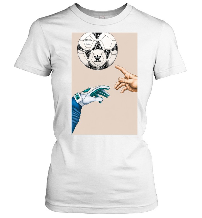 Diego Maradona The Hand of God art Women T-Shirt