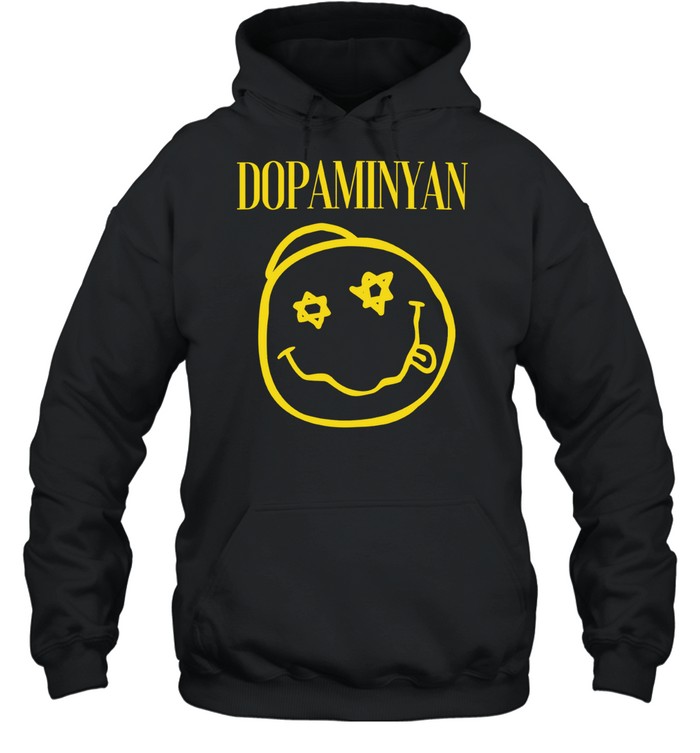 Dopaminyan Nirvana Smiley Face Hoodie