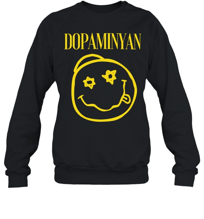 Dopaminyan Nirvana Smiley Face Sweatshirt