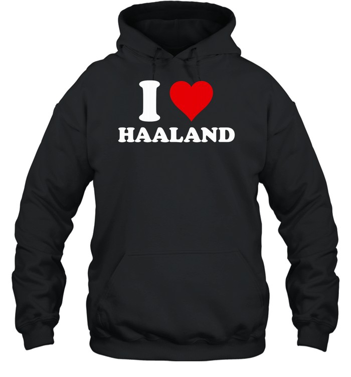 Erling Haaland Norway Soccer I Love Haaland Hoodie