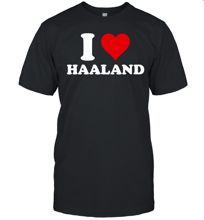 Erling Haaland Norway Soccer I Love Haaland Unisex T-Shirt