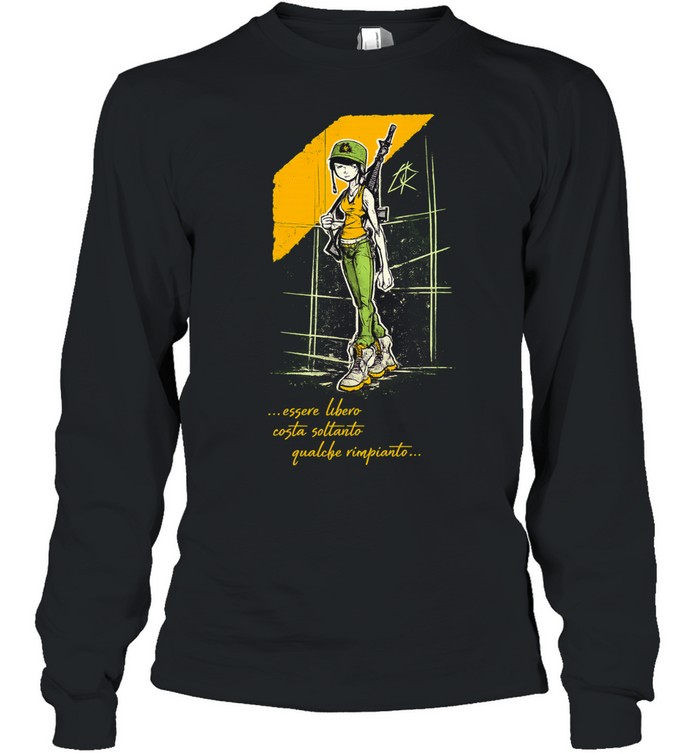 Essere libero costa soltanto qualche rimpianto Long Sleeve Tee