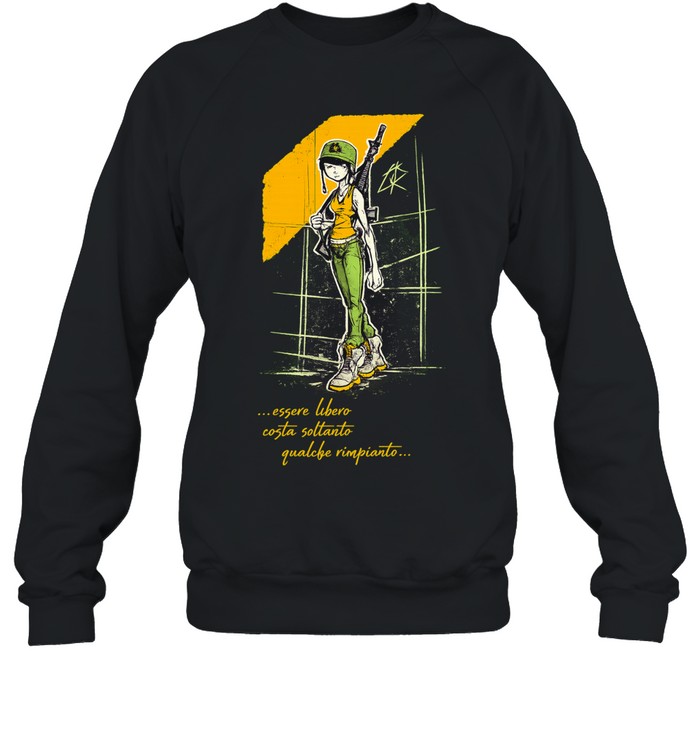 Essere libero costa soltanto qualche rimpianto Sweatshirt