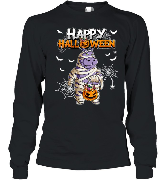 Fiona the Hippo Happy Halloween Long Sleeve Tee