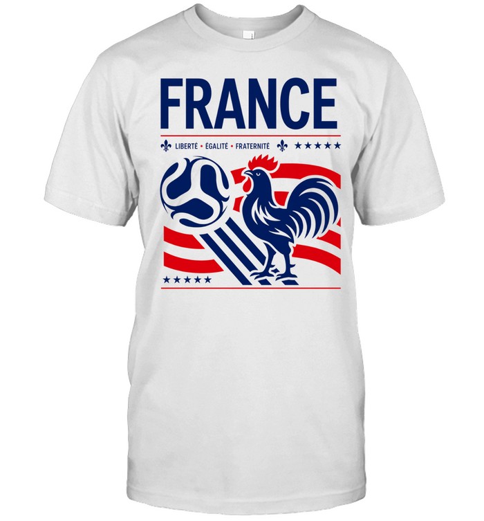France National Football Team Wrorld Cup 2026 Rooster Soccer Ball Liberte Egalite Fraternite Unisex T-Shirt