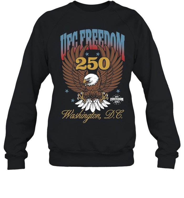 Freedom 250 Washington DC Distressed Eagle Patriotic Sweatshirt