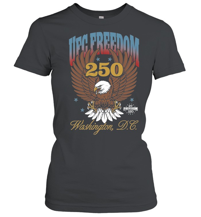 Freedom 250 Washington DC Distressed Eagle Patriotic Women T-Shirt