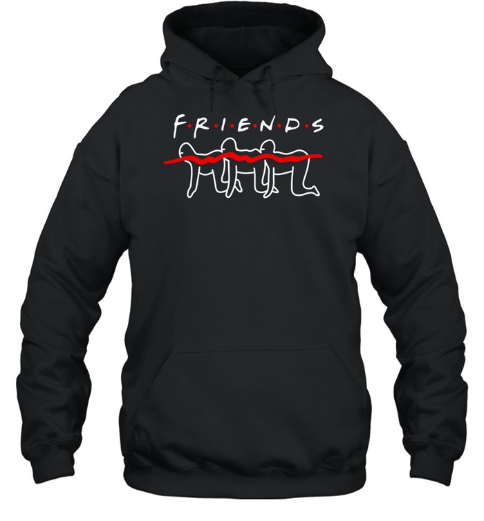 Friends Parody Human Centipede Funny Horror Movie Dark Humor Hoodie