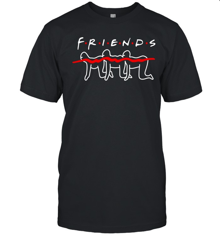 Friends Parody Human Centipede Funny Horror Movie Dark Humor Unisex T-Shirt