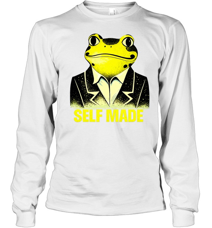 Frog wearing business suit self made Long Sleeve Tee
