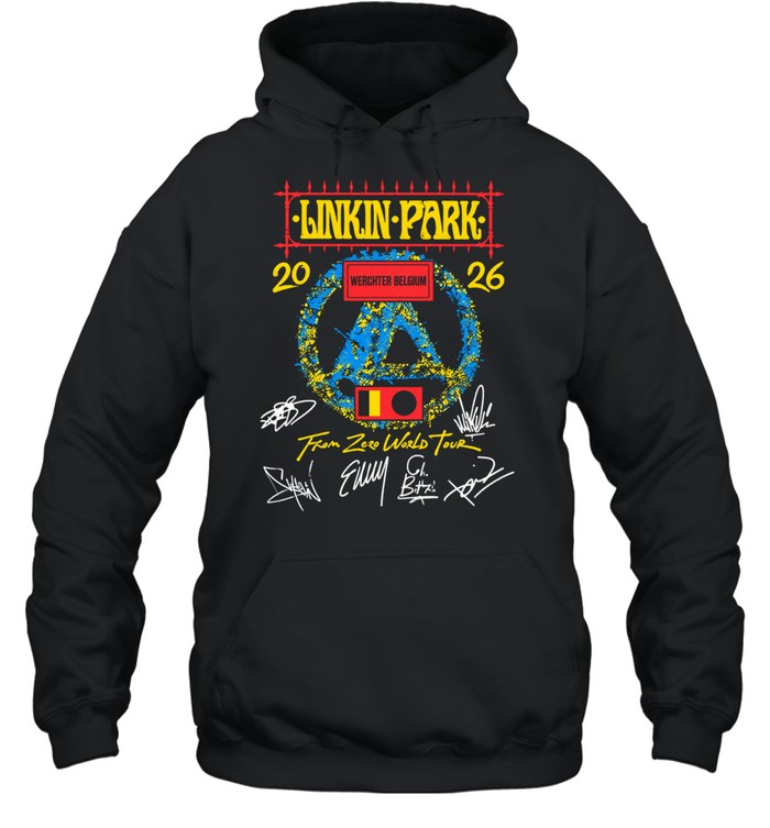 From Zero World Tour 2026 Werchter Belgium Signatures Concert Event Hoodie