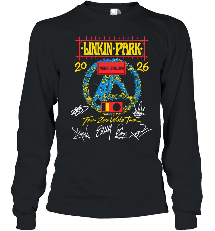 From Zero World Tour 2026 Werchter Belgium Signatures Concert Event Long Sleeve Tee