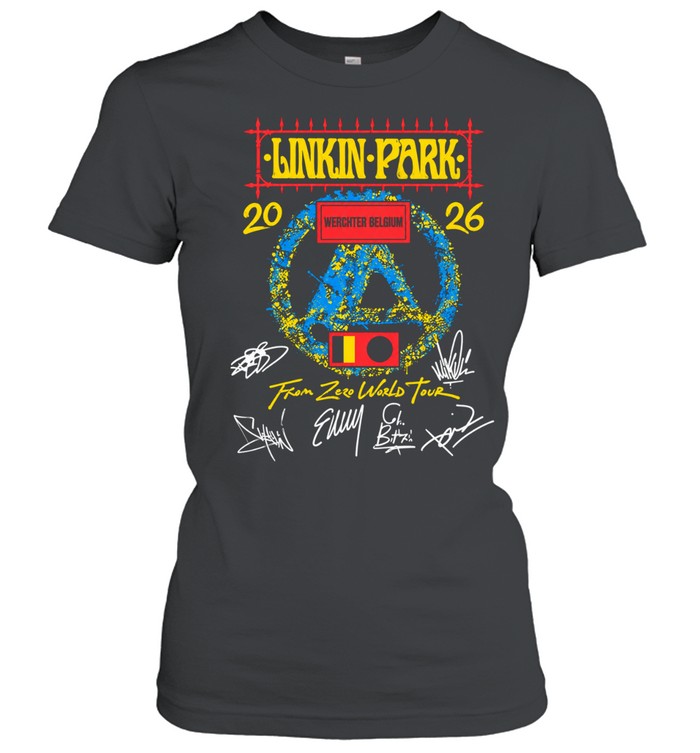 From Zero World Tour 2026 Werchter Belgium Signatures Concert Event Women T-Shirt