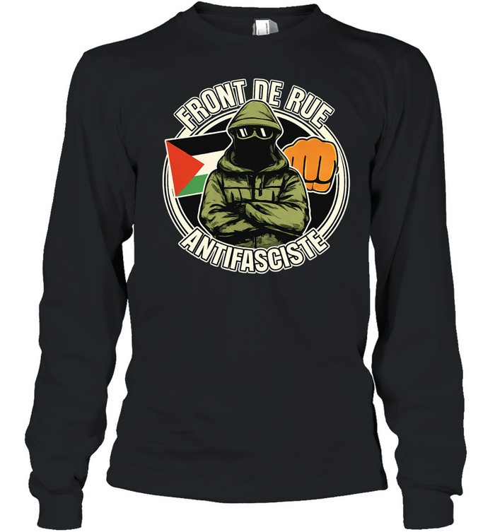 Front de rue antifasciste Long Sleeve Tee