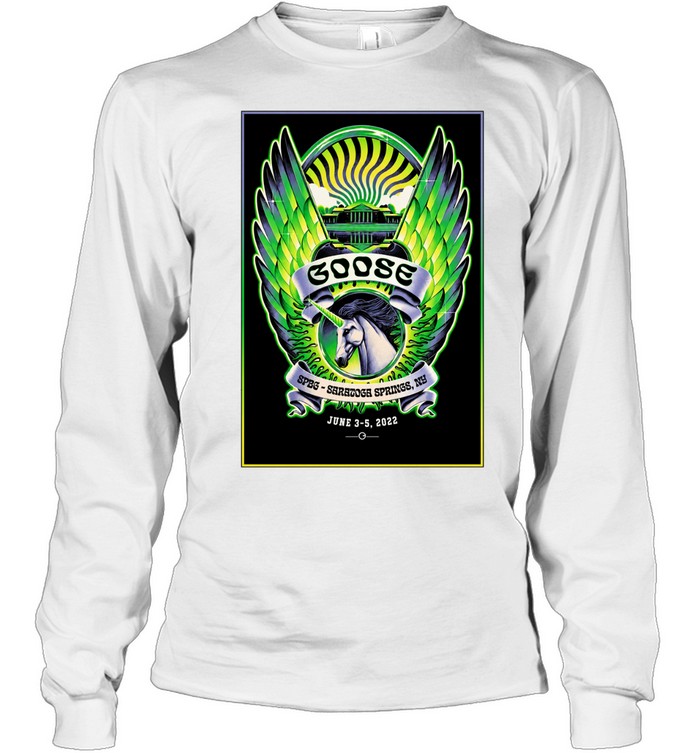 Goose band SPAC Saratoga Springs NY July 2026 unicorn Long Sleeve Tee
