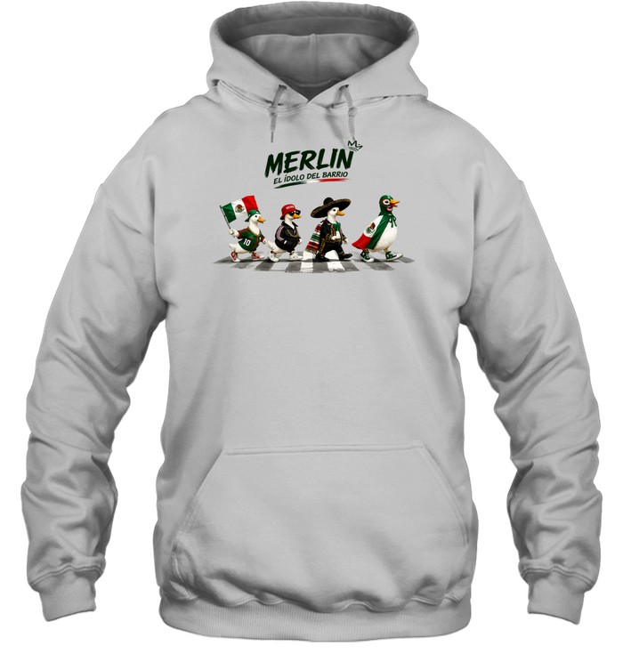 Goose Merlin El Idolo Del Barrio Mexico World Cup 2026 Abbey Road Hoodie