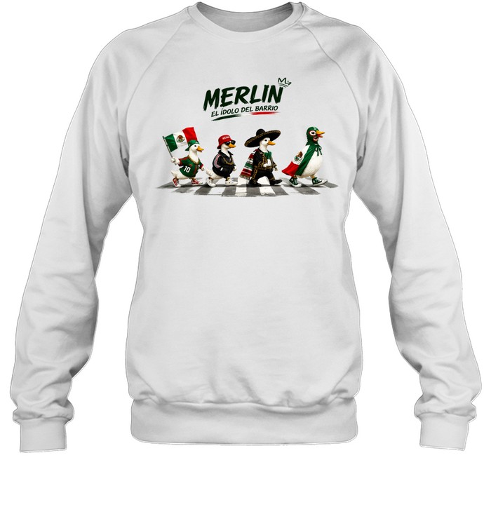 Goose Merlin El Idolo Del Barrio Mexico World Cup 2026 Abbey Road Sweatshirt