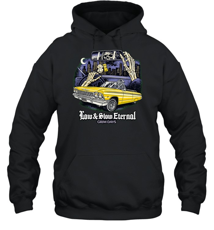Grim Days Low & Slow Eternal Skeleton Driver Hoodie