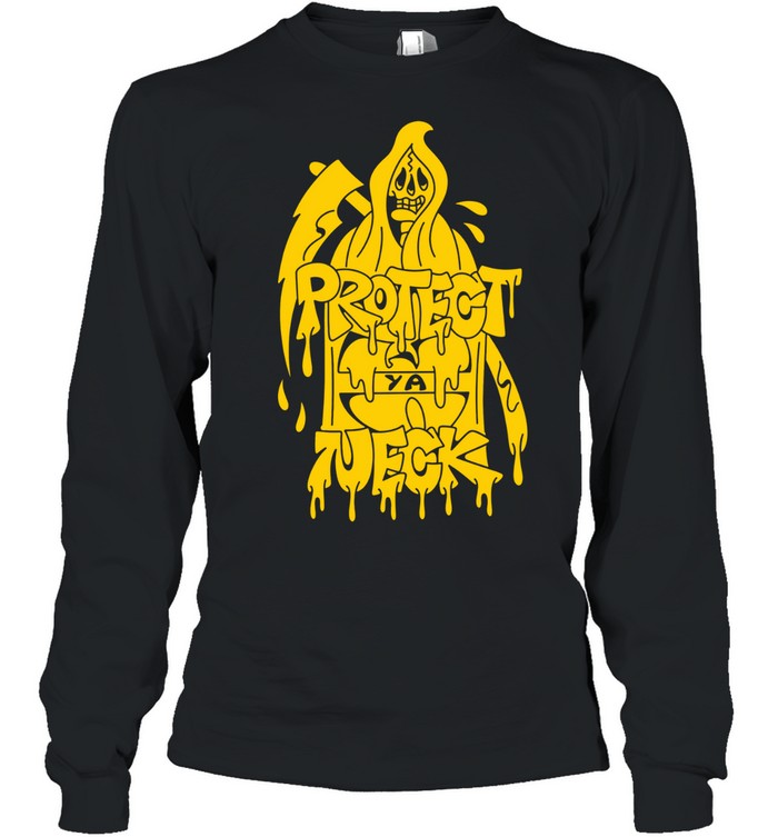 Grim reaper protect ya neck Long Sleeve Tee