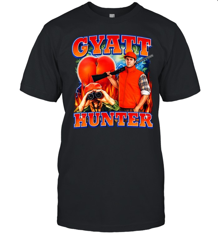 Gyatt Hunter funny slang hunting peach Unisex T-Shirt