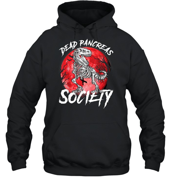 Halloween Dinosaur Diabetes Awareness Dead Hoodie