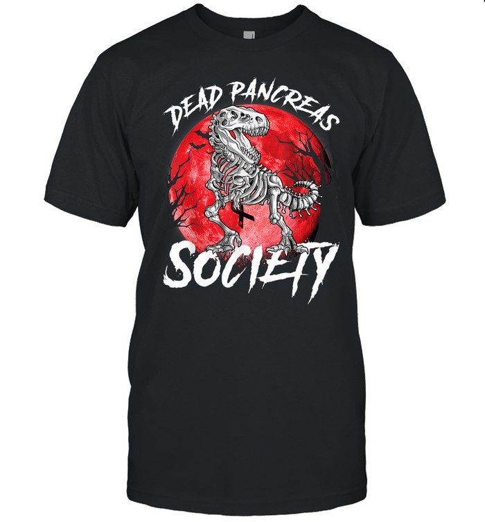 Halloween Dinosaur Diabetes Awareness Dead Unisex T-Shirt