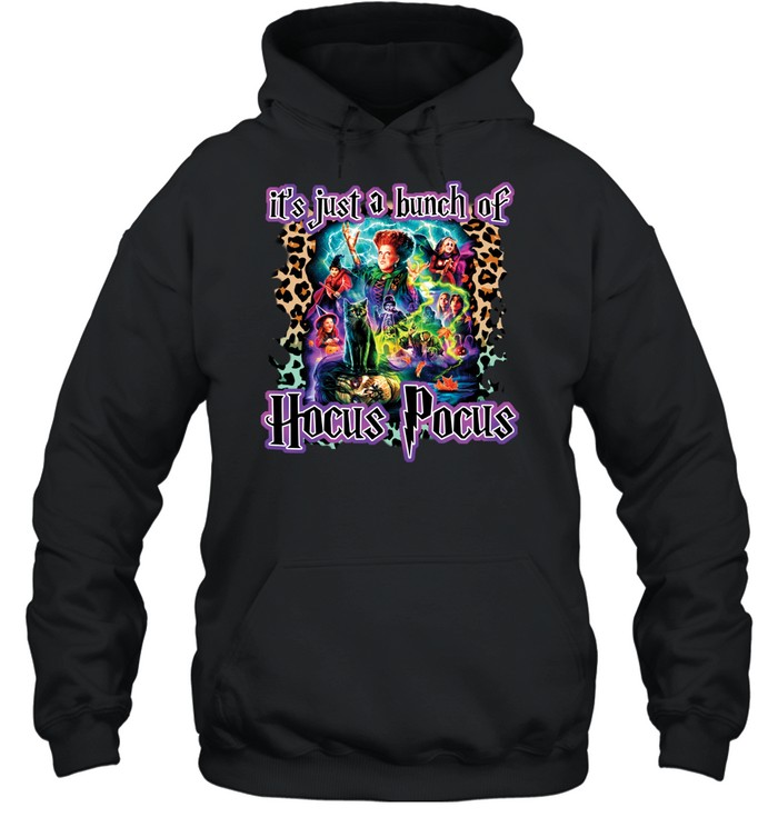 Halloween It's Just a Bunch of Hocus Pocus Leopard Hoodie