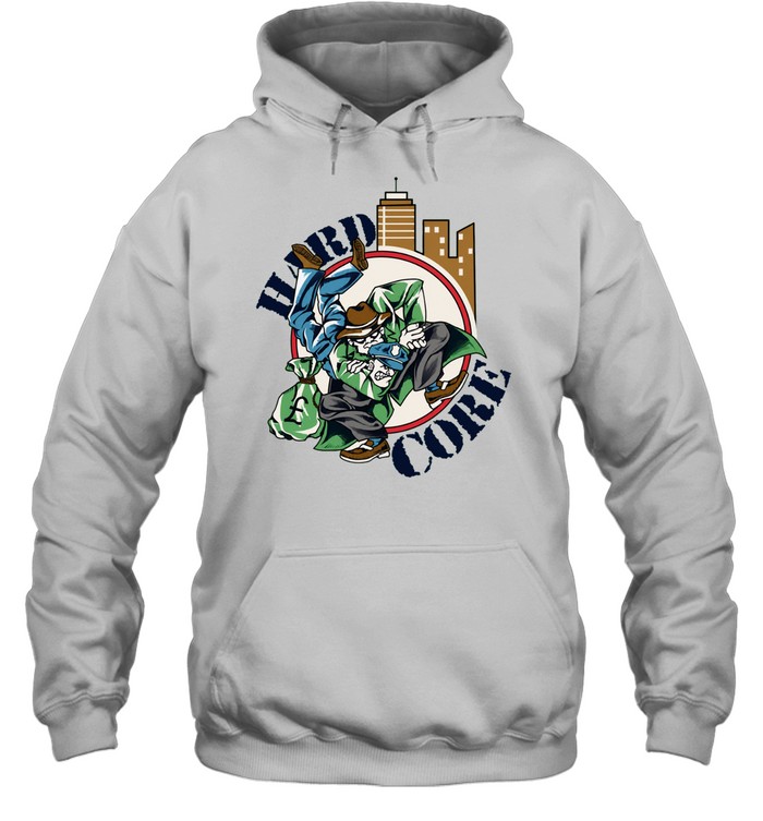 Hard Core British Skinhead Hammer Destroy World Globe Hoodie
