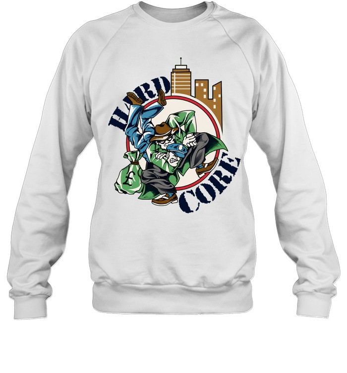 Hard Core British Skinhead Hammer Destroy World Globe Sweatshirt